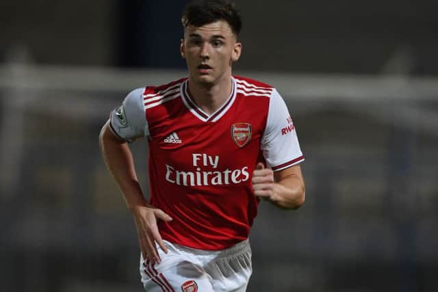 Kieran Tierney is set to make his league debut for Arsenal. Picture: Stuart MacFarlane/Arsenal FC