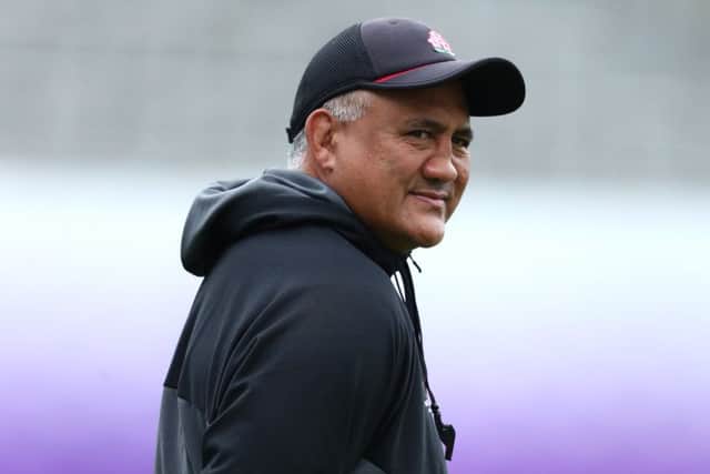 Head coach Jamie Joseph, who has played for New Zealand, lined up both for and against Japan at World Cup tournaments. Photograph: Stu Forster/Getty Images.