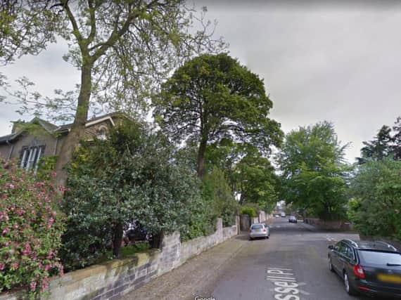 The male suspect later returned to the address on Russell Place and demanded he was owed a further amount of cash. Picture: Google