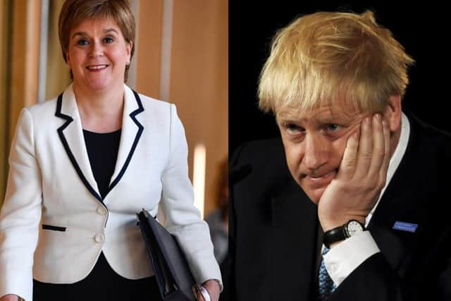 Nicola Sturgeon hailed Boris Johnson's defeat as 'excellent'. Pictures: Getty Images
