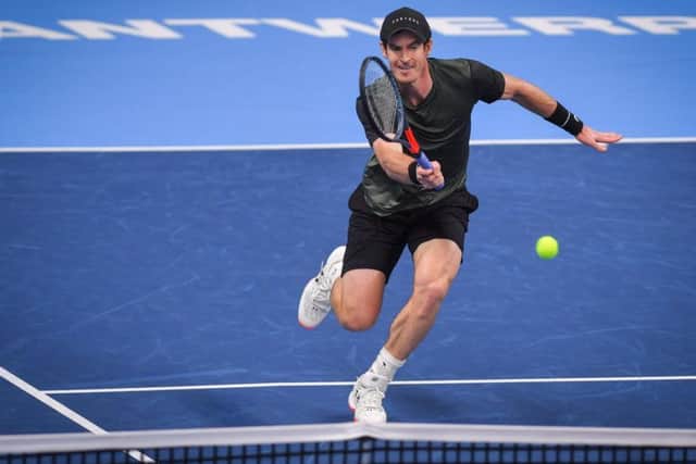 Andy Murray roared into his first ATP Final since March 2017