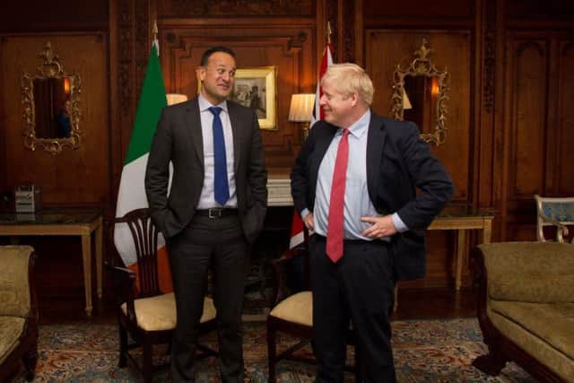 Leo Varadkar is suppotive of Boris Johnson's idea of a Northern Ireland to Scotland bridge. Picture: PA