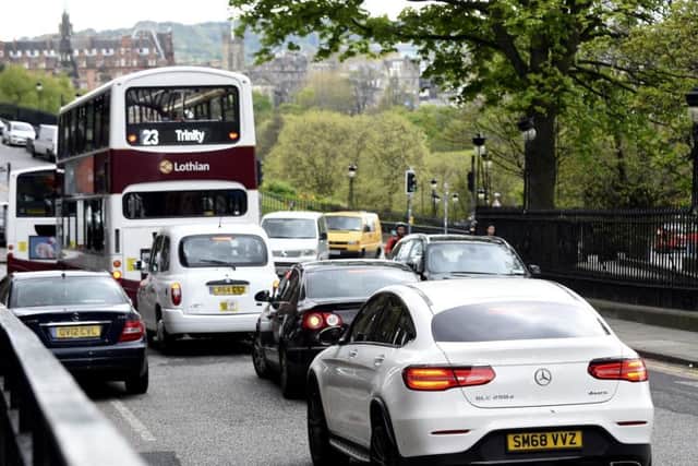 Edinburgh has some of the most polluted streets in the country, in particular Queensferry Road, Nicolson Street and St Johns Road.Picture: Lisa Ferguson