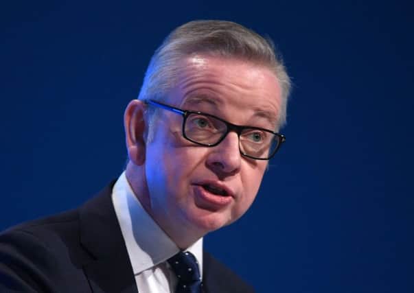 Michael Gove was campaigning in Scotland on Wednesday