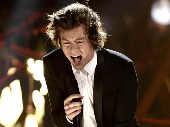 Singer Harry Styles performs
