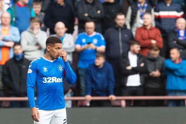 James Tavernier had an awful game at Tynecastle. Picture: SNS