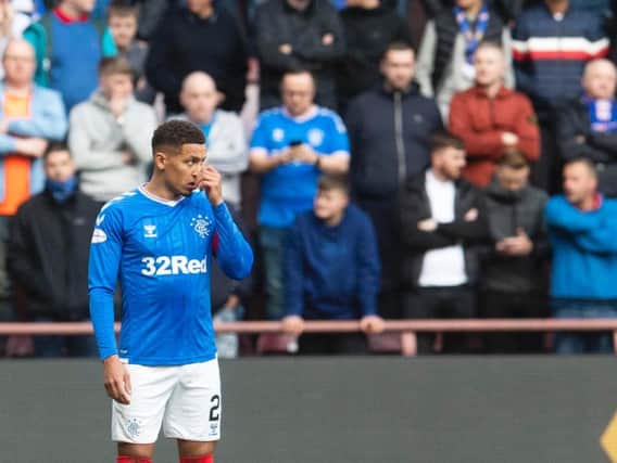 James Tavernier had an awful game at Tynecastle. Picture: SNS