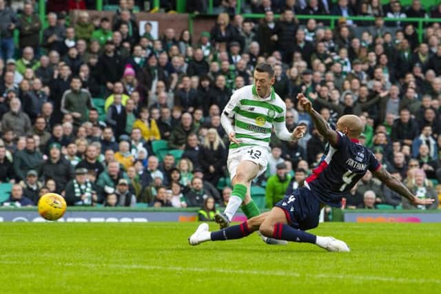 Celtic's Callum McGregor is closing in on his 250th appearance for the club. Picture: Ross Parker/SNS