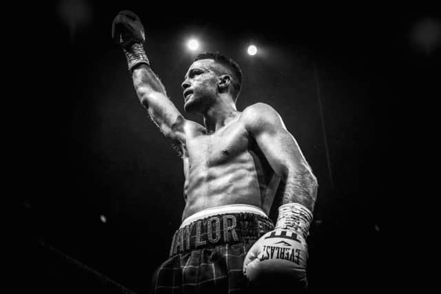 Josh Taylor celebrates his points win over Ivan Baranchyk. Picture: Paul Devlin/SNS