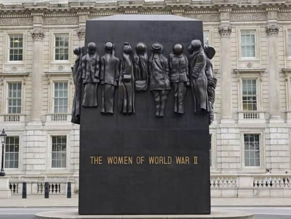 The Monument to the Women of the Second World War, near Downing Street and the Cenotaph, commemorates the work done by millions of British women who signed up for the armed services and in factories to bolster the war effort. Picture: Shutterstock