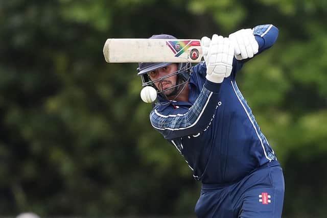 Calum MacLeod scored 39 runs but Scotland lost to Namibia. Picture: Ian MacNicol/Getty Images