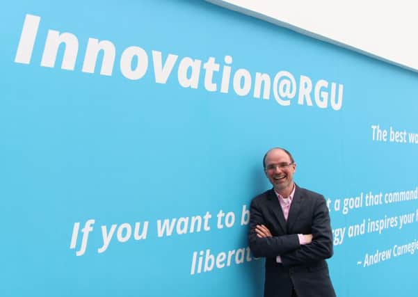 Chris Moule, Head of the Entrepreneurship and Innovation Group at Robert Gordon University