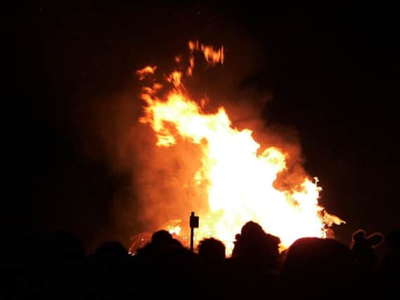 Every home lit a bonfire on the night of November 1 in a 'defiant welcome' to the coldest months of the years. PIC: Creative Commons/Angie Perkins.