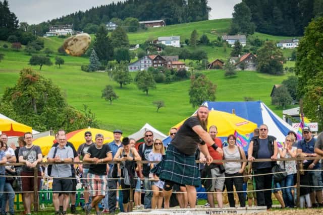 Around 13,000 people attended the event last month with heavy sports, bagpipes and drums and refreshments of haggis, whisky and BrewDog beer on offer. PIC: Flickr/Daniel Sennhausen.