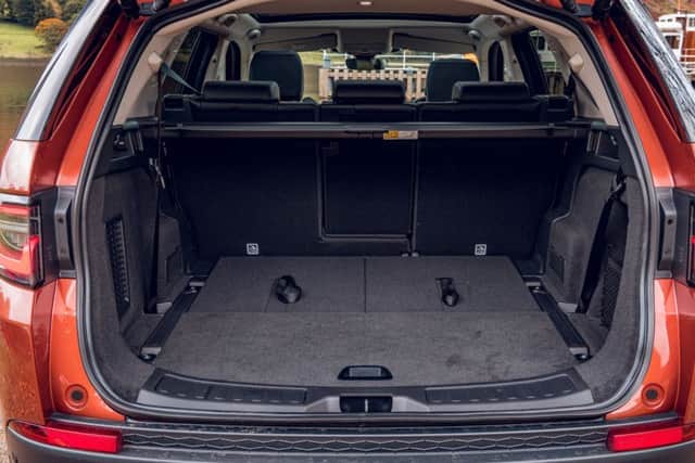 The back row has uprated storage space