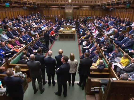 MPs voting. Picture: PA
