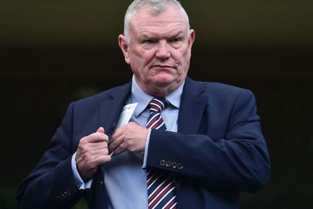 FA chairman Greg Clarke is lobbying Fifa and Uefa. Picture: Glyn Kirk/AFP/Getty Images