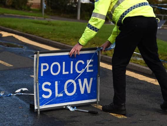 The collision happened at around 12.35pm on Tuesday in Mar Place, close to Marshill Roundabout in Alloa.