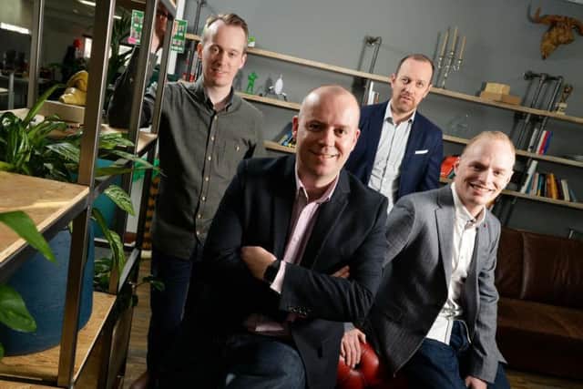 From left: founders Dan Rathbone, Paul Henshaw, Matt Gaffney and Tom Walton. Picture: Bruce Rollinson.