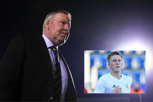 Portsmouth boss Kenny Jackett and, inset, Ross McCrorie