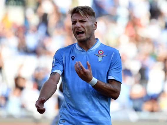 Benched? Ciro Immobile could start on the bench for Lazio against Celtic