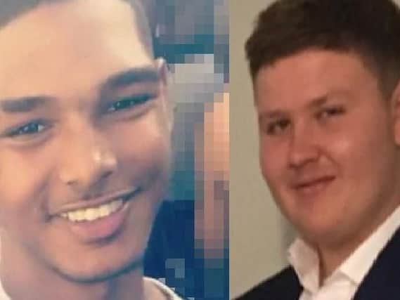 Dom Ansah and Ben Gillham-Rice, both 17, were fatally injured at the private event in Archford Croft, Emerson Valley, Milton Keynes, on Saturday.