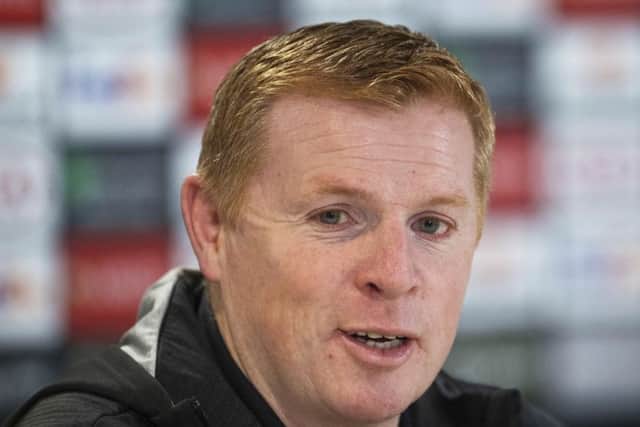 Celtic manager Neil Lennon hopes tonight's match will be 'a celebration of football,. Picture: SNS.