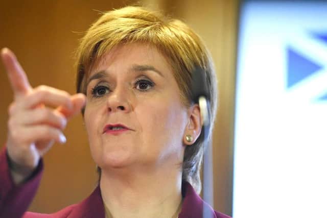 Scottish First Minister Nicola Sturgeon