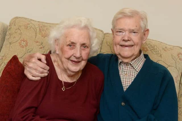 Robert and Betty Smith reached the remarkable milestone on Tuesdayand celebrated by relaxing at home.