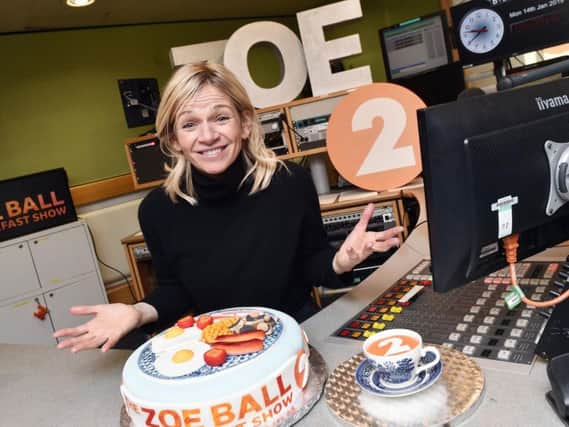 BBC Radio 2 breakfast show host Zoe Ball