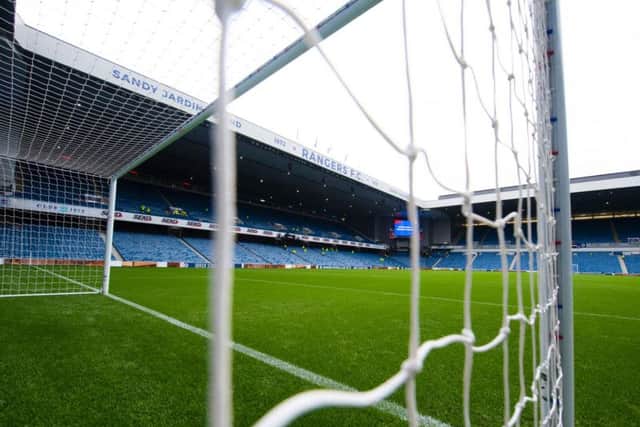 A general view of Rangers' Ibrox stadium