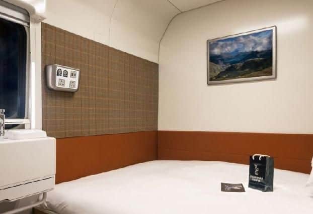 Novel luxury features of the new trains like double beds have been overshadowed by the faults. Picture: Serco