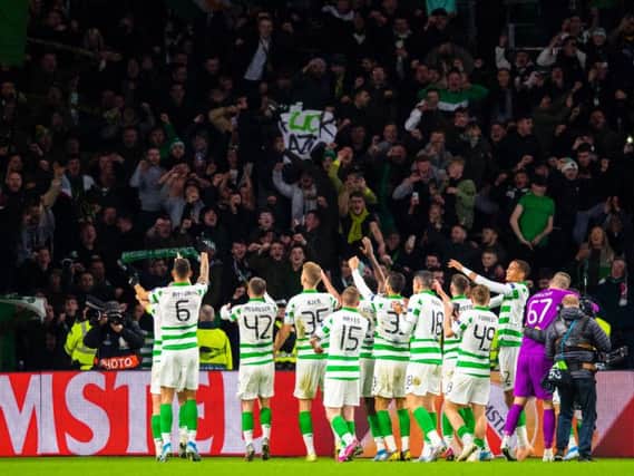 Celtic came from behind to beat Lazio. Picture: SNS