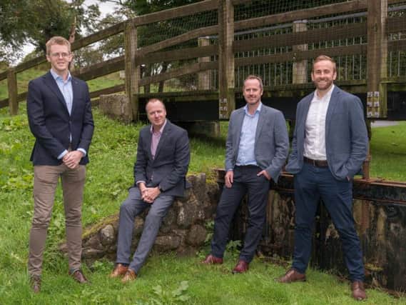 Left to right: Andrew Smythe, Chris Maylin, Jeff Drennan and Jamie Watts of Amplifi Solutions. Picture: Chris Neely/ModaFoto