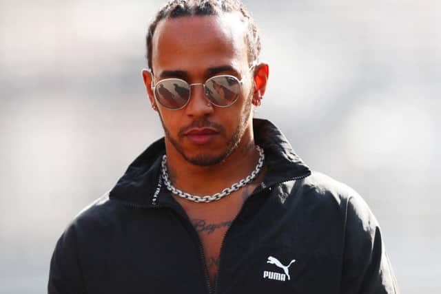 Lewis Hamilton in the paddock ahead of Sunday's Mexican Grand Prix. Picture: Dan Istitene/Getty Images