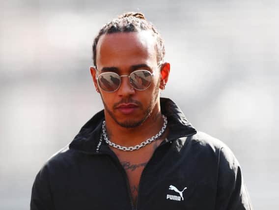 Lewis Hamilton in the paddock ahead of Sunday's Mexican Grand Prix. Picture: Dan Istitene/Getty Images