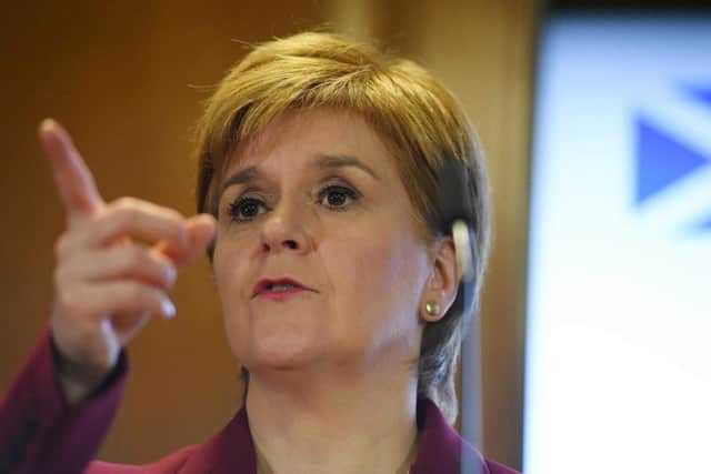 Nicola Sturgeon was said to have made her views know "right on cue" by Laura Kuenssberg (Daniel Leal-Olivas/AFP via Getty Images)
