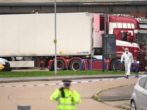 The truck where the bodies were found
