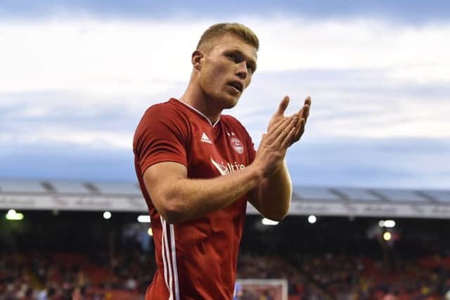 Sam Cosgrove's scoring rate for Aberdeen this season is an impressive one goal for every 85 minutes on the field. Picture: Rob Casey/SNS