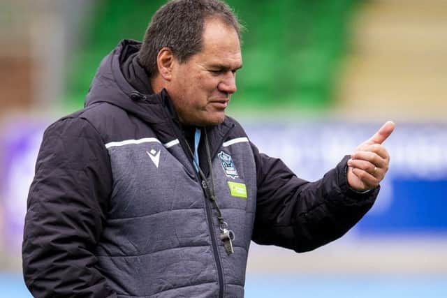 Glasgow Warriors head coach Dave Rennie says he is staying until the end of the season. Picture: Ross MacDonald/SNS