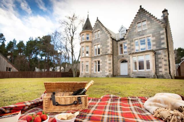The firm's properties include Craigard Lodge - which boasts the likes of a cinema room, hot tub, and wine cellar. Picture: Rupert Shanks.