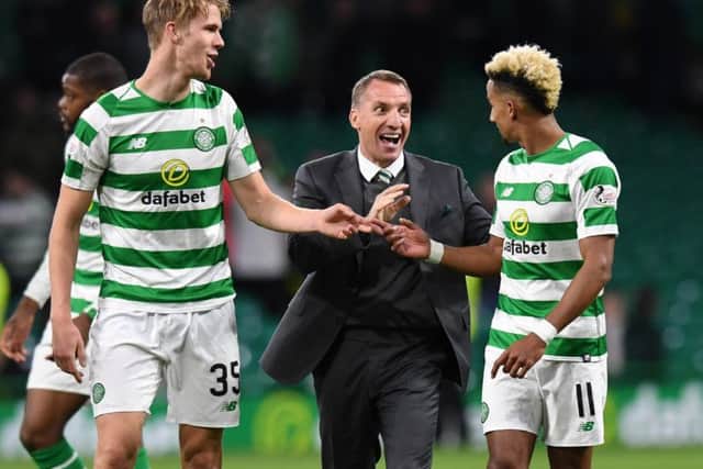 Ex-Celtic boss Brendan Rodgers is reported to be keen on Kristoffer Ajer. Picture: SNS