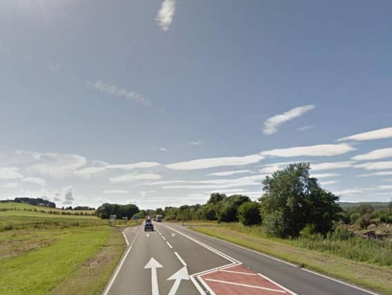 The crash happened on the A75 Gretna to Stranraer road at a junction leading to Arnmannoch, Shawhead. Picture: Google