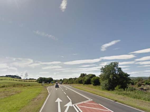 The crash happened on the A75 Gretna to Stranraer road at a junction leading to Arnmannoch, Shawhead. Picture: Google