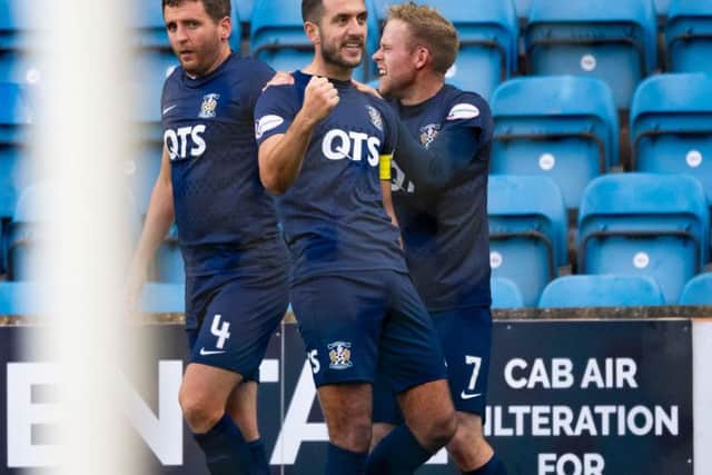 Gary Dicker scored for the second week running for Killie. Picture: SNS
