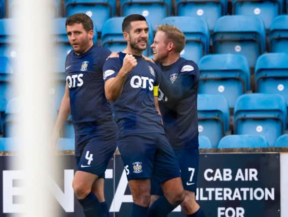 Gary Dicker scored for the second week running for Killie. Picture: SNS