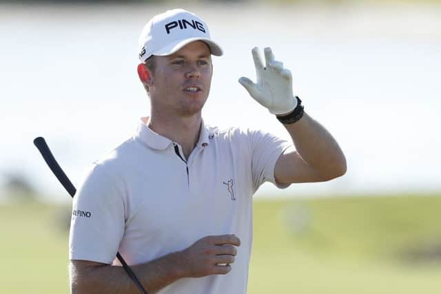 Brandon Stone of South Africa leads the Portugal Masters. Picture: Luke Walker/Getty Images