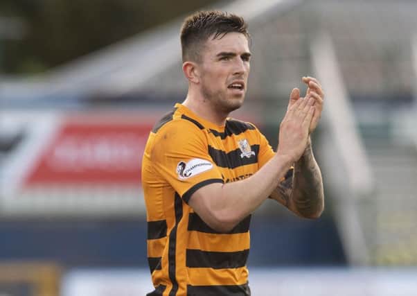 Kevin O'Hara netted Alloa's equaliser against Queens. Picture: Craig Foy/SNS
