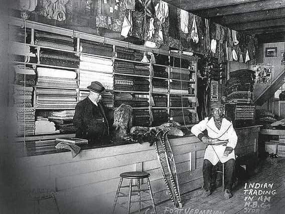 An early Hudson's Bay Company store. Picture: Provincial Archives of Alberta