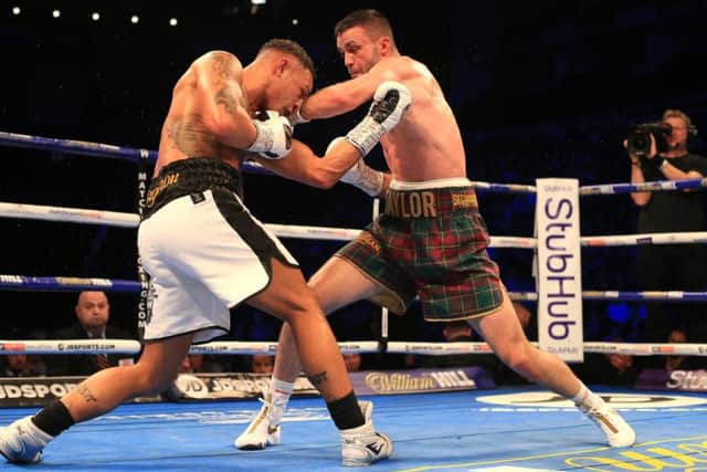 Josh Taylor in action against Regis Prograis during the World Boxing Super Series final. Picture: Getty Images